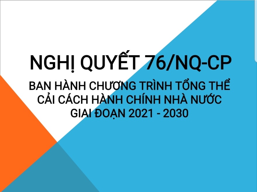 Mục tiêu, nhiệm vụ cải cách thể chế của nền hành chính Nhà nước giai đoạn 2021-2030