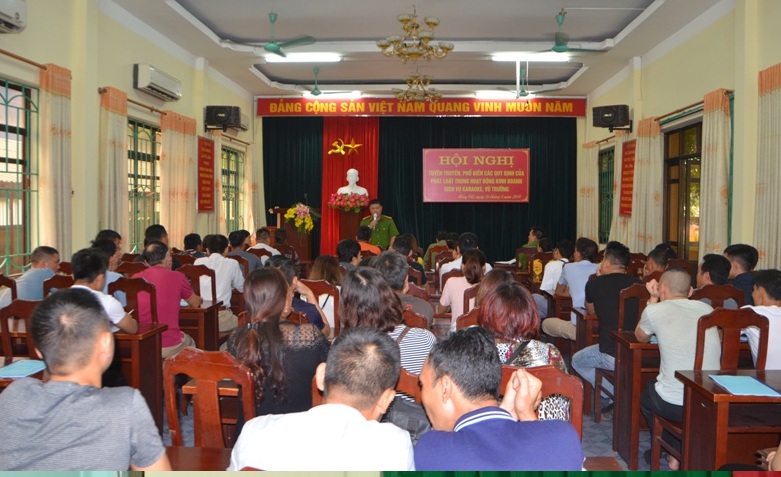 Tuyên truyền pháp luật cho các hộ kinh doanh có điều kiện về ANTT