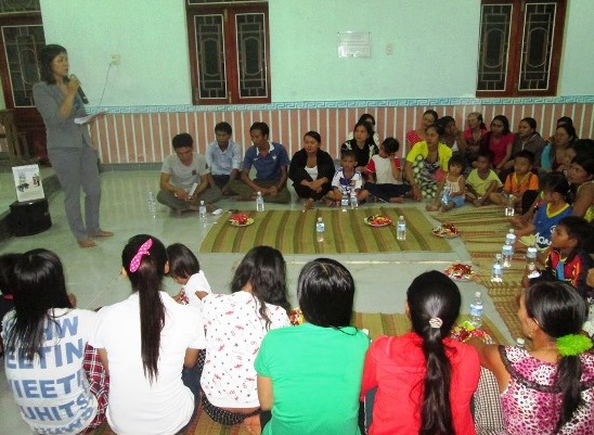 Quang cảnh buổi tuyên truyền