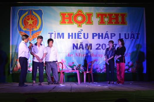 Phường Bình Định đạt giải nhất cụm thi số 2 Hội thi Tìm hiểu pháp luật do UBND thị xã An Nhơn tổ chức