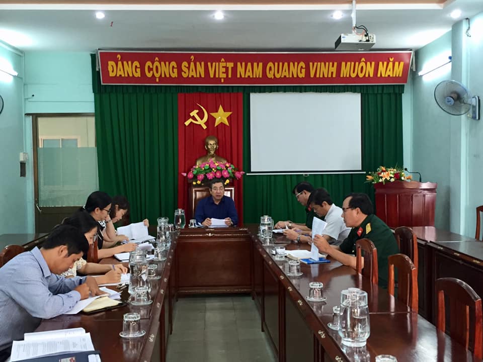 Họp Ban Tổ chức Cuộc thi tìm hiểu pháp luật về nghĩa vụ quân sự