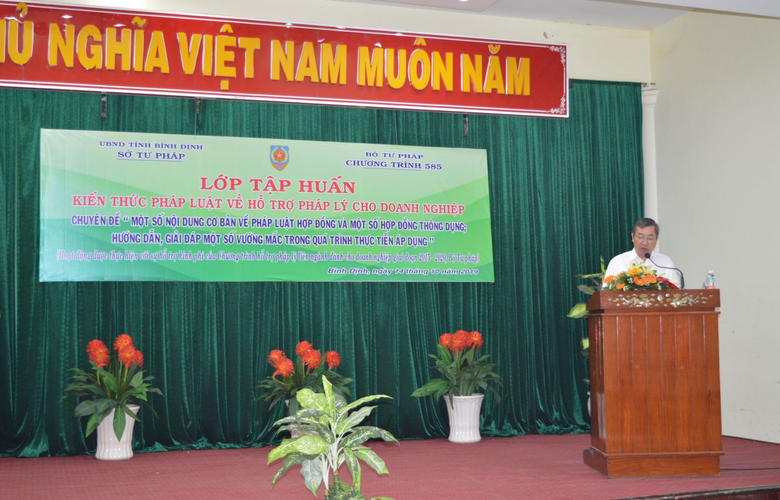 Tập huấn kiến thức pháp luật về hỗ trợ pháp lý cho doanh nghiệp