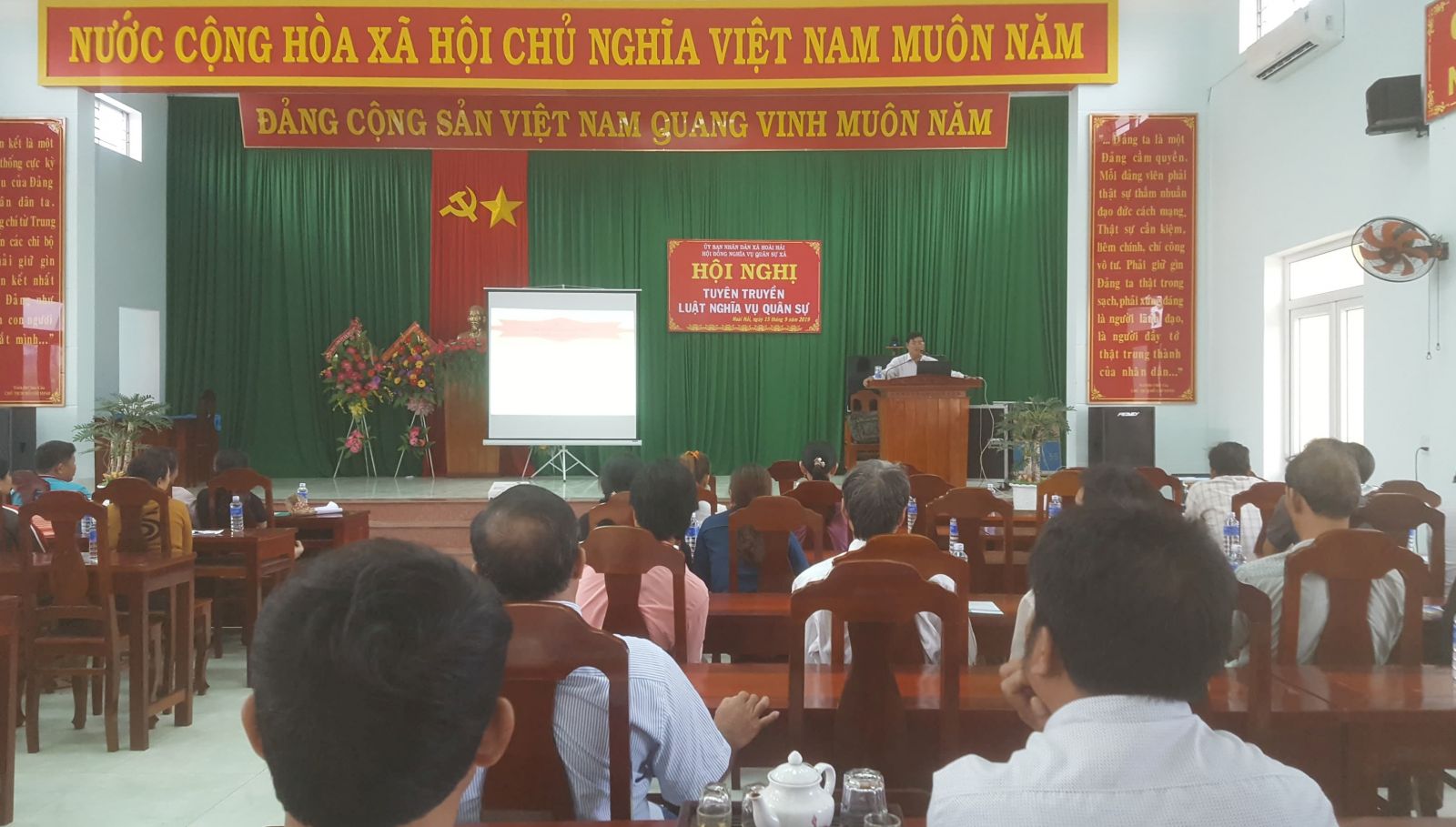 Quang cảnh buổi tuyên tuyền
