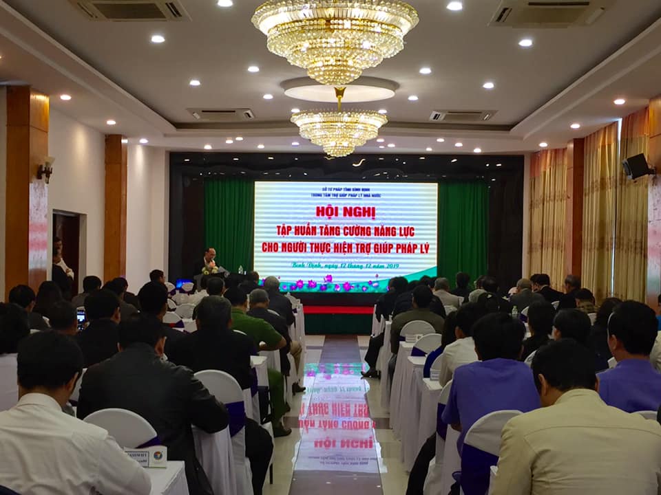 Hội nghị tập huấn tăng cường năng lực cho người thực hiện trợ giúp pháp lý năm 2019