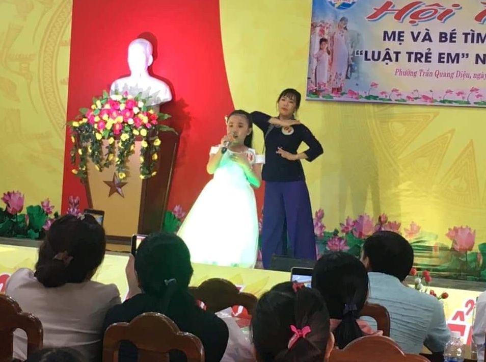 Hội thi mẹ và bé tìm hiểu “Luật trẻ em”