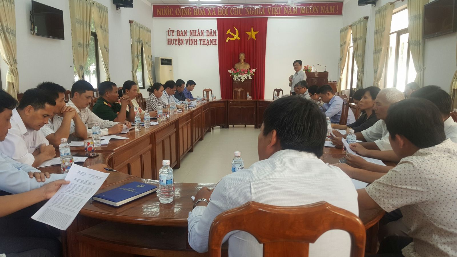 Hội đồng Phối hợp phổ biến, giáo dục pháp luật tỉnh: Kiểm tra công tác phổ biến, giáo dục pháp luật tại huyện Vĩnh Thạnh