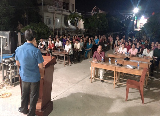 Trợ giúp pháp lý ngoài trụ sở tại xã Phước Nghĩa, huyện Tuy Phước