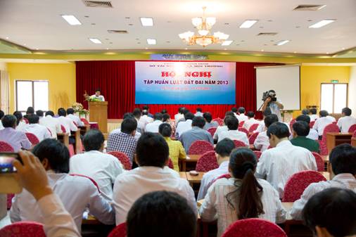 Sở Tài nguyên và Môi trường Bình Định: Hội nghị tập huấn Luật Đất đai năm 2013