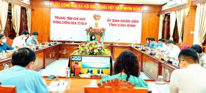 Quang cảnh tại điểm cầu tỉnh Bình Định