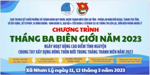 Chi đoàn Sở Tư pháp phối hợp tổ chức Chương trình “ Tháng 3 biên giới năm 2023” tại Xã Nhơn Lý, Tp. Quy Nhơn