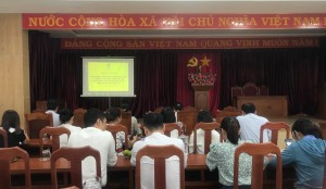 Điểm cầu tại Sở Tư pháp