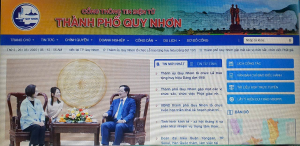 Ảnh minh họa (Giao diện Cổng thông tin điện tử của Thành phố Quy Nhơn)