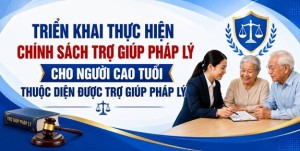 Triển khai thực hiện chính sách trợ giúp pháp lý cho người cao tuổi thuộc diện được trợ giúp pháp lý