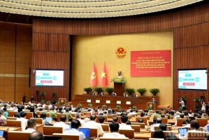 Quang cảnh hội nghị tại điểm cầu Trung ương