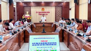 Phiên họp sơ kết công tác của Hội đồng Phối hợp phổ biến, giáo dục pháp luật tỉnh 06 tháng đầu năm 2026