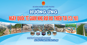 (Ấn phẩm truyền thông về Ngày Quốc tế Giảm nhẹ rủi ro thiên tai 13/10)
