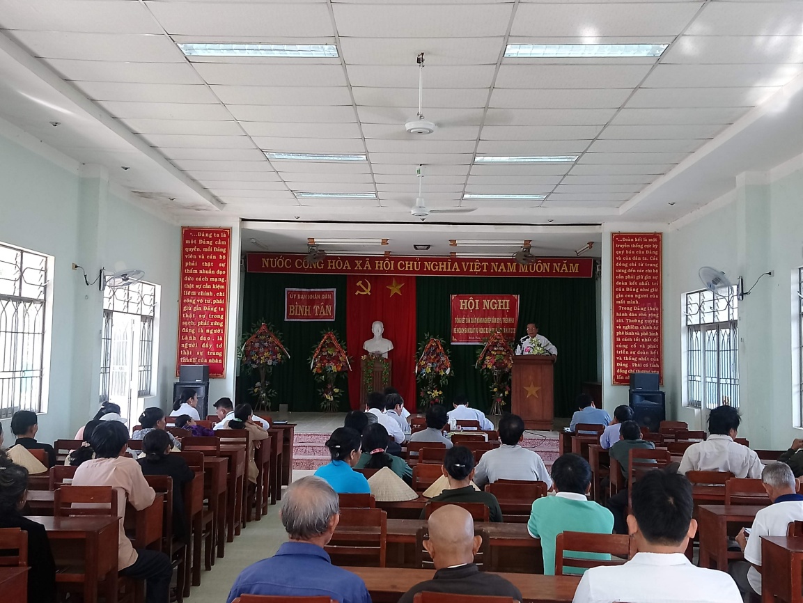 Trung tâm Trợ giúp pháp lý Nhà nước tỉnh Bình Định tổ chức trợ giúp pháp lý cho người khuyết tật tại xã Bình Tân, huyện Tây Sơn