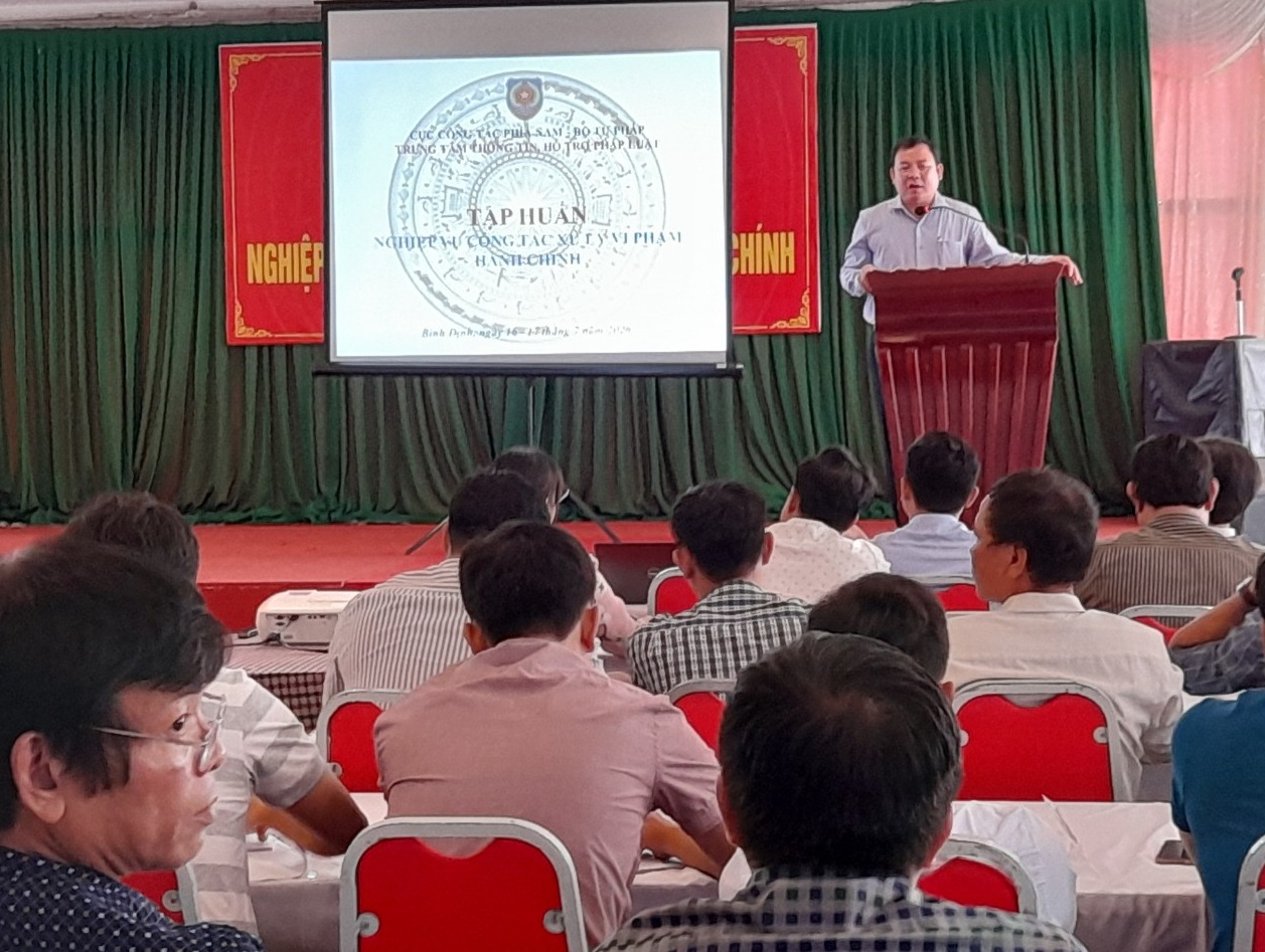 Tập huấn chuyên sâu nghiệp vụ xử lý vi phạm hành chín