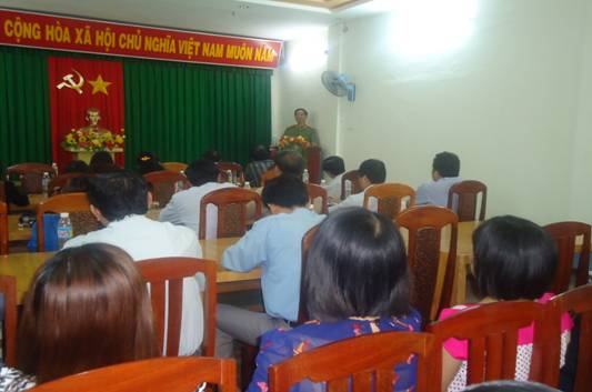 Sở Tư pháp: Hội nghị phổ biến tình hình an ninh chính trị, trật tự an toàn xã hội