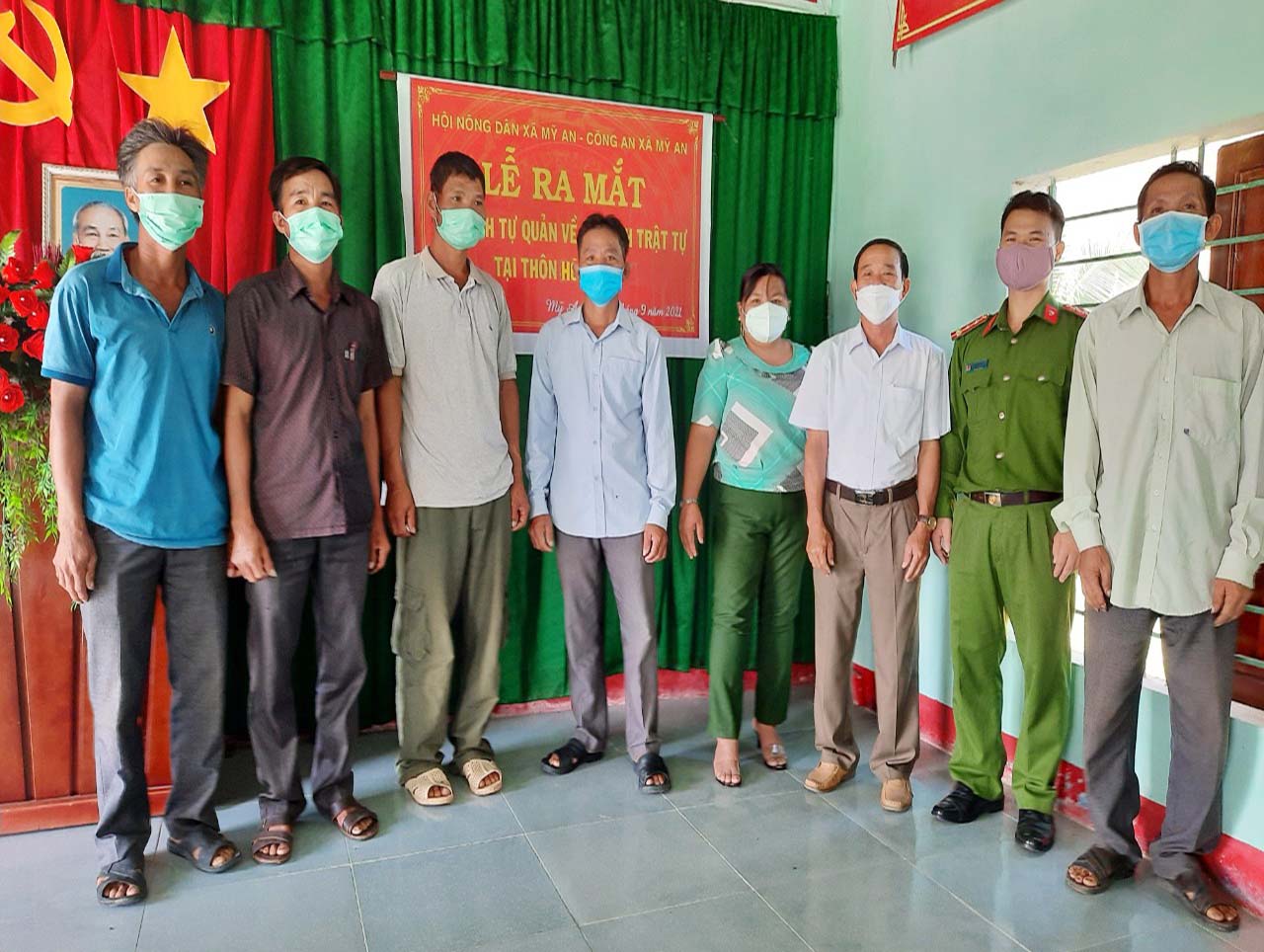 Xã Mỹ An tổ chức lễ ra mắt mô hình “Tổ tự quản về an ninh trật tự”