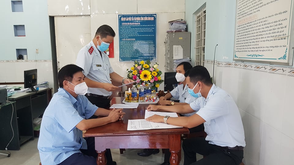 Công bố Quyết định và kế hoạch thanh tra chuyên ngành  đối với Văn phòng công chứng Bình Định