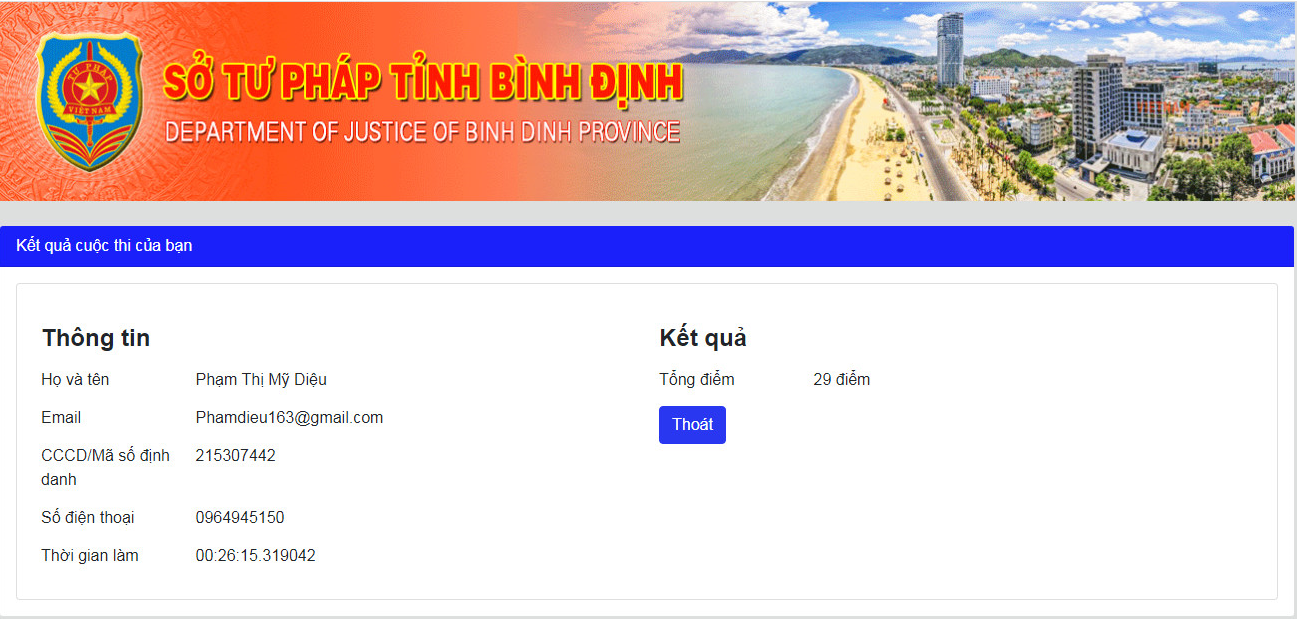 Đoàn viên thanh niên Chi đoàn Sở Tư pháp hưởng ứng tham gia Cuộc thi “Tìm hiểu pháp luật trực tuyến cho thanh niên năm 2022”.    