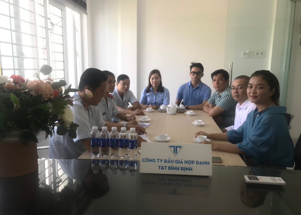 Tổ chức thanh tra chuyên ngành đối với  Công ty đấu giá hợp danh T&T Bình Định