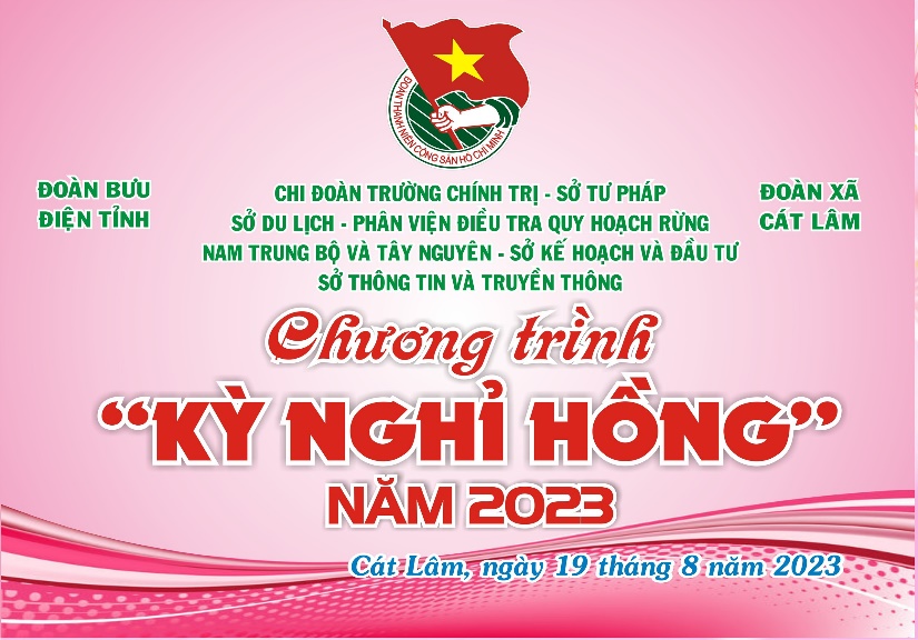 Chi đoàn Sở Tư pháp phối hợp tổ chức chương trình “Kỳ Nghỉ hồng” năm 2023.