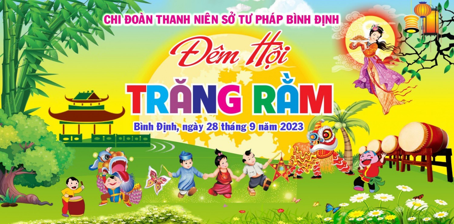 Chi đoàn Sở Tư pháp tổ chức Chương trình “Đêm hội Trăng Rằm” cho các cháu thiếu nhi con của công chức, viên chức, người lao động Sở Tư pháp