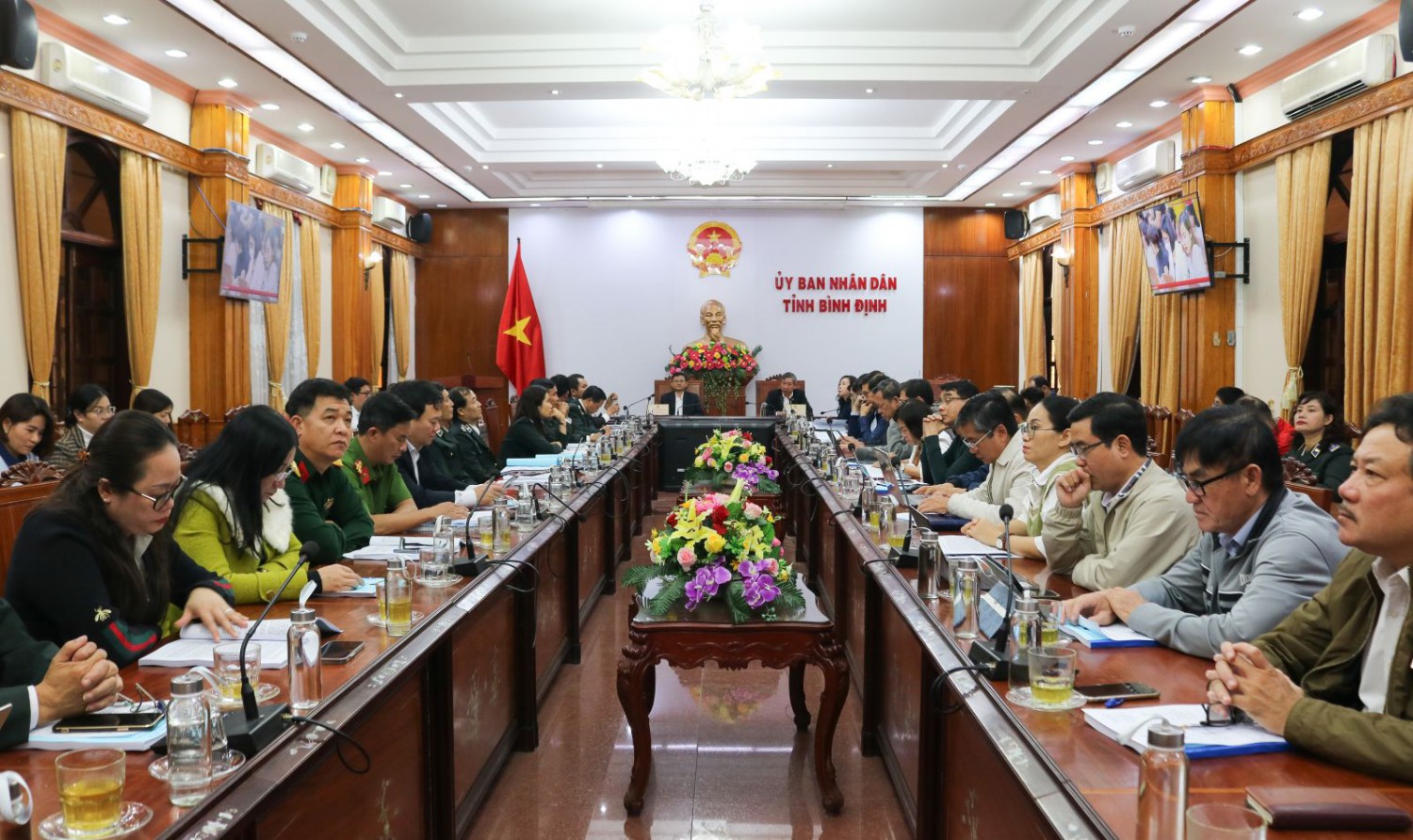 Quang cảnh Hội nghị tại điểm cầu Bình Định