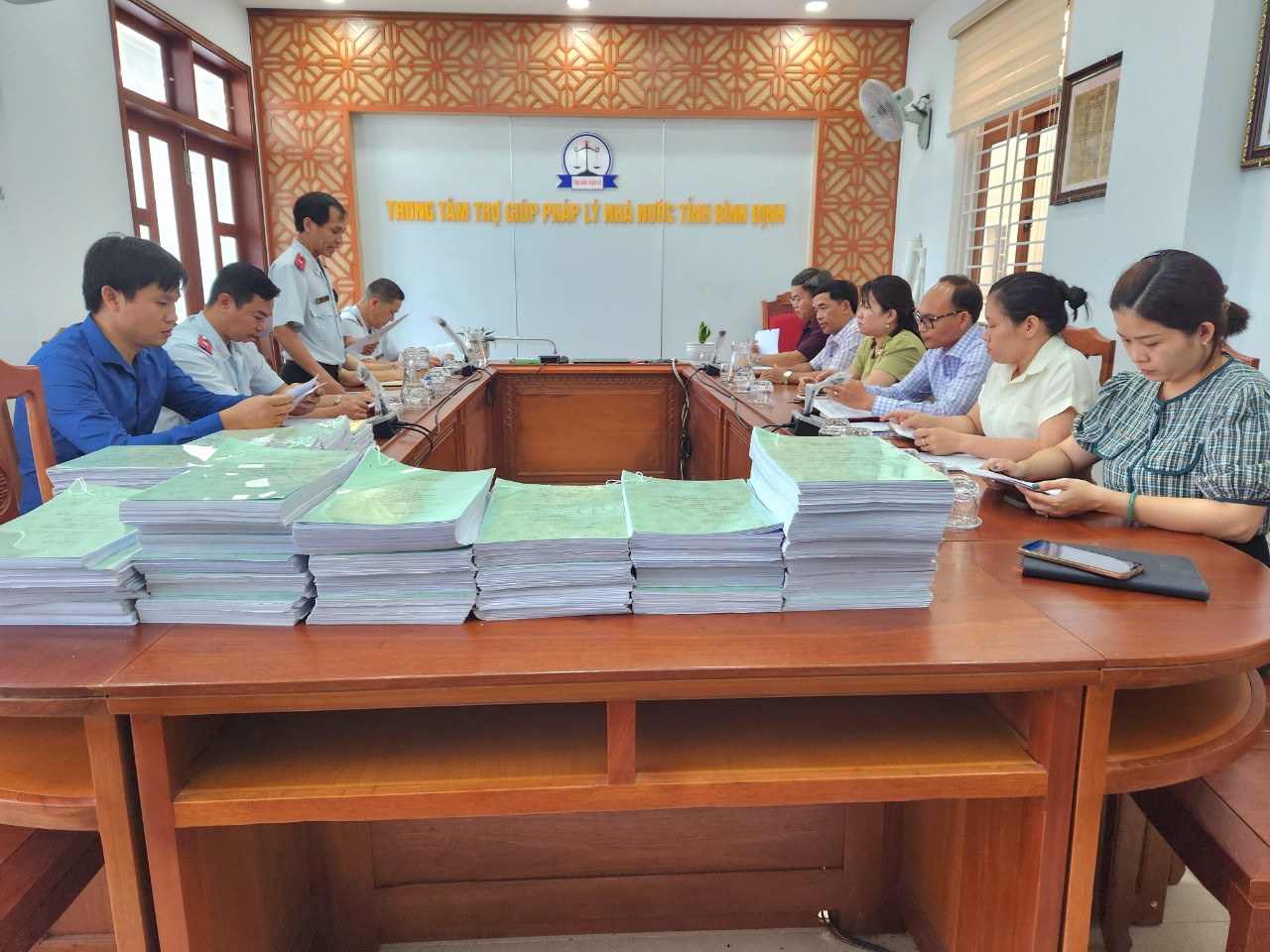 Công bố quyết định thanh tra tại  Trung tâm Trợ giúp pháp lý Nhà nước tỉnh