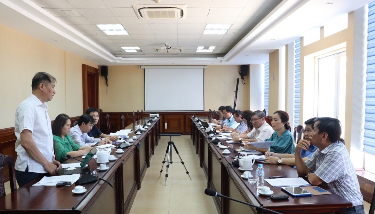 (Sở Nội vụ làm việc với UBND Thành phố Quy Nhơn về sắp xếp đơn vị hành chính trên địa bàn thành phố giai đoạn 2023 – 2025)