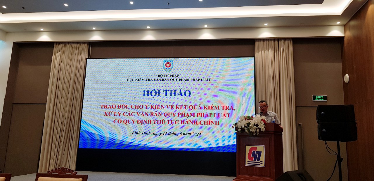(Ông Hồ Quang Huy phát biểu khai mạc Hội thảo)