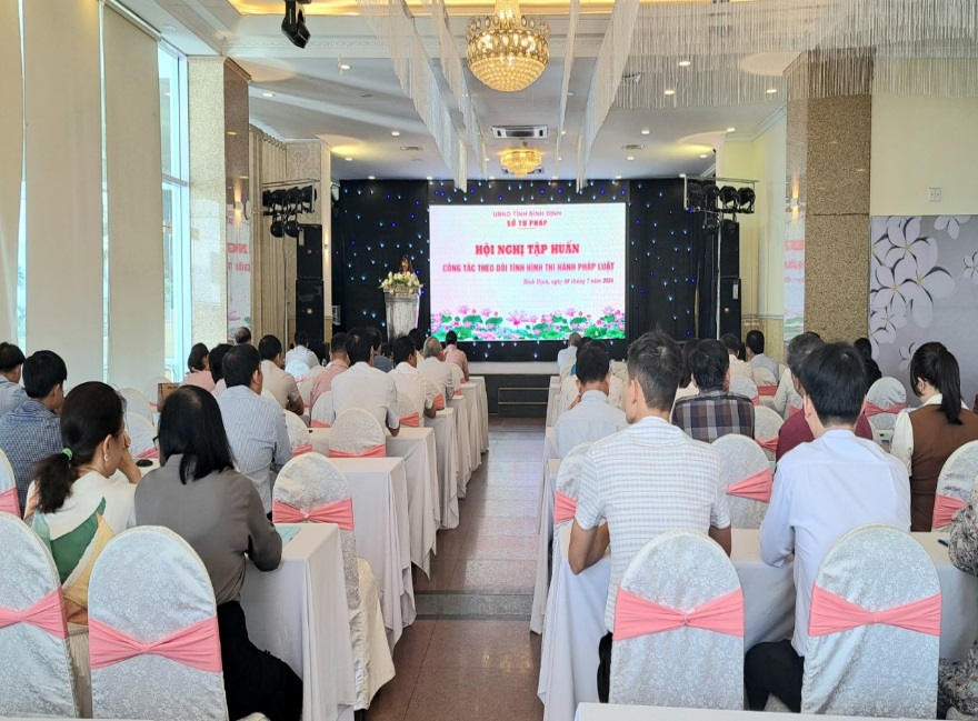 Sở Tư pháp tổ chức tập huấn công tác theo dõi tình hình thi hành pháp luật