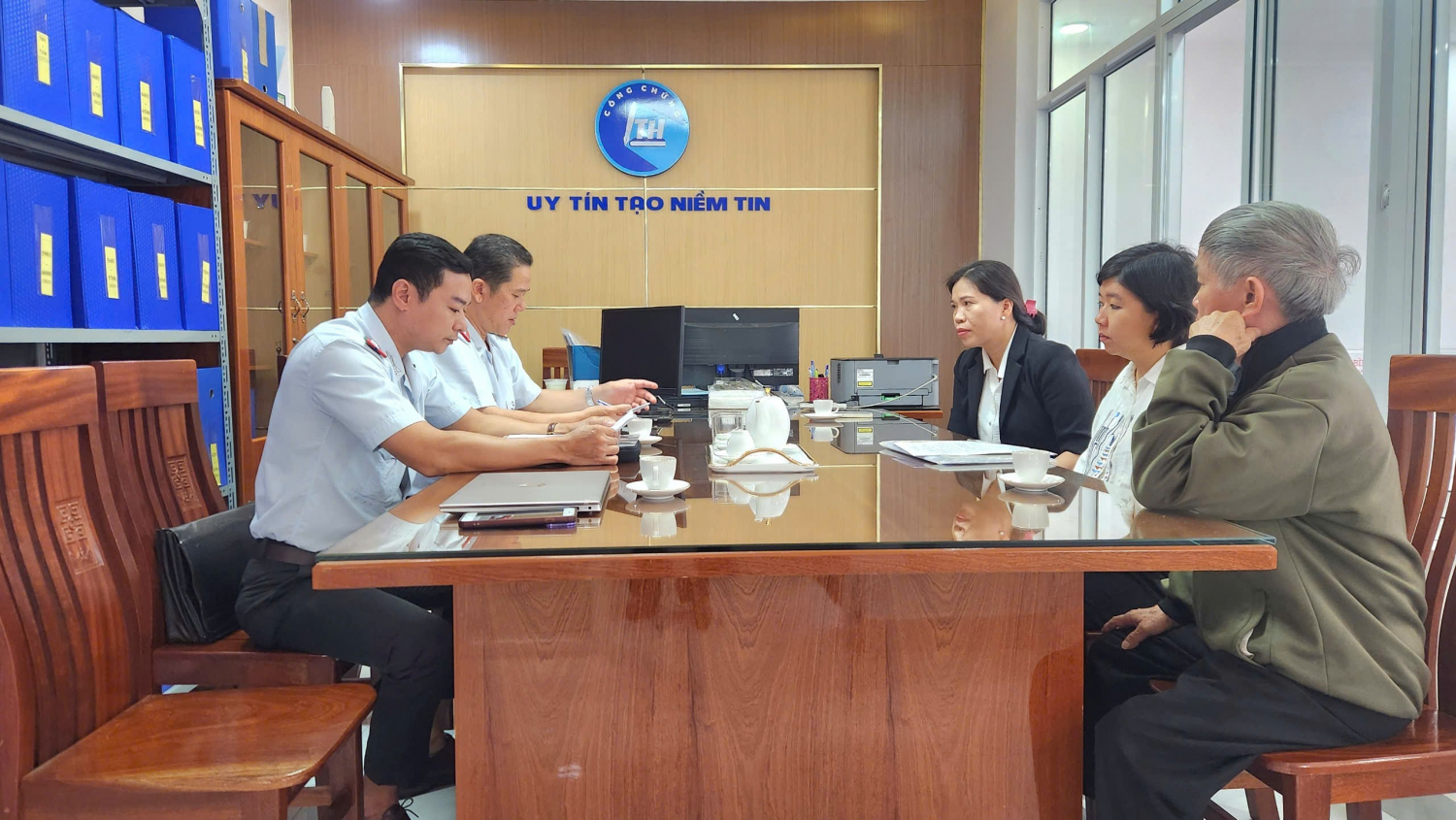 Công bố quyết định thanh tra chuyên ngành tại Văn phòng công chứng Lê Văn Thông