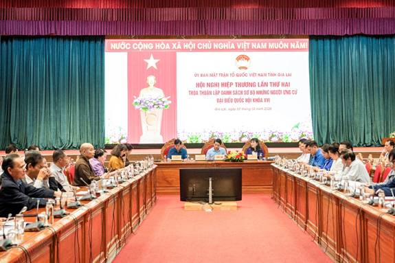 Hội nghị Hiệp thương thỏa thuận lập danh sách sơ bộ những người ứng cử đại biểu Quốc hội khóa XVI và đại biểu Hội đồng nhân dân tỉnh nhiệm kỳ 2026-2031
