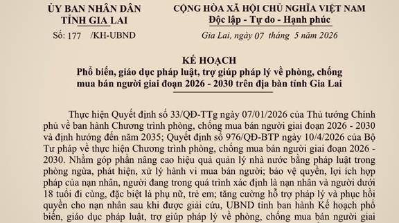 Triển khai 5 nhóm nhiệm vụ trọng tâm về phòng, chống mua bán người giai đoạn 2026 – 2030