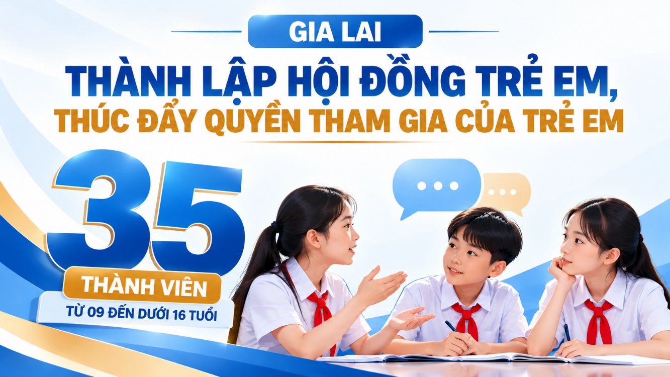 Thành lập Hội đồng trẻ em, thúc đẩy quyền tham gia của trẻ em