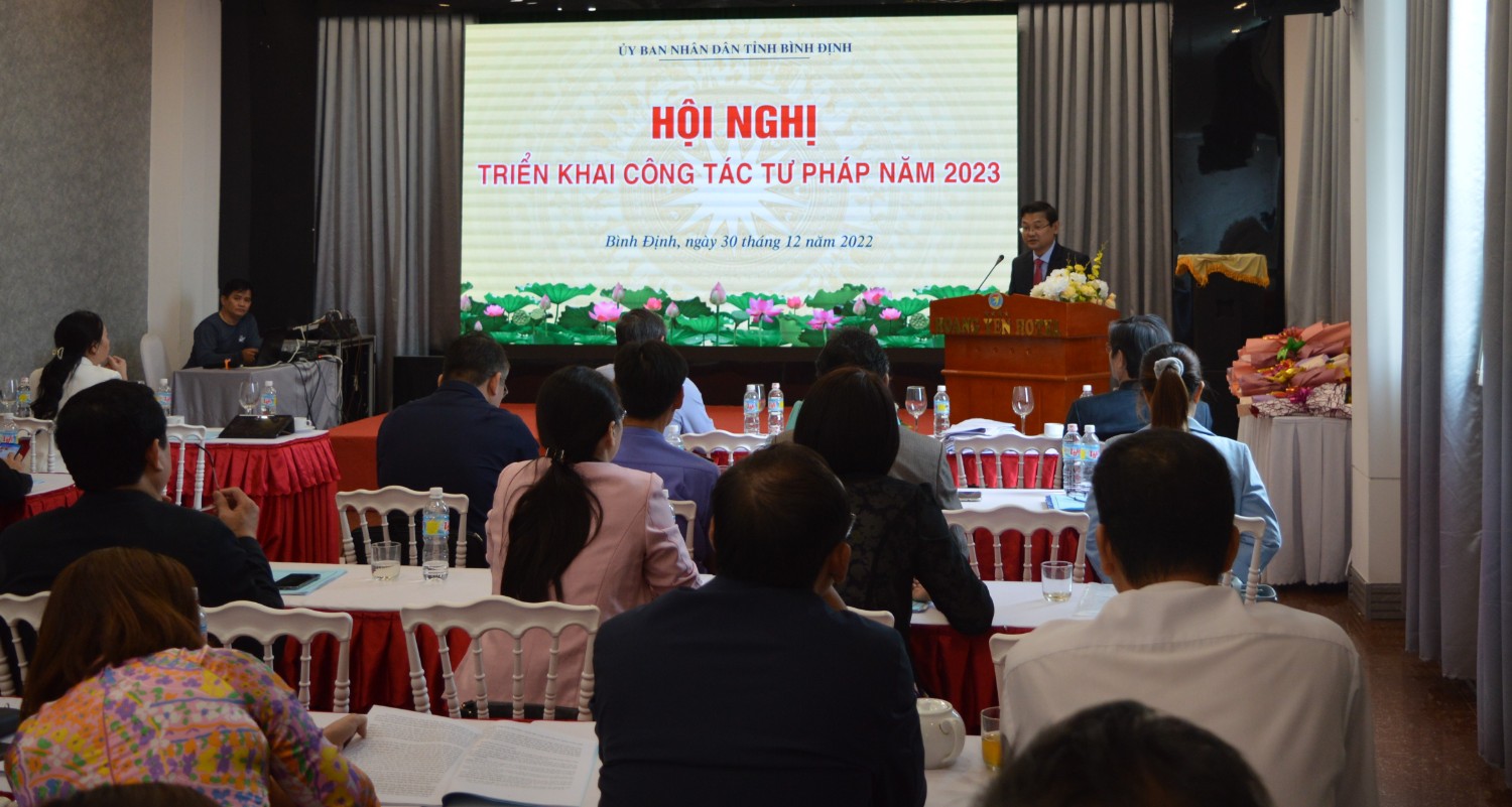 Hội nghị triển khai công tác tư pháp năm 2023